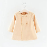 Winter Solid Color Baby Girls' Coat